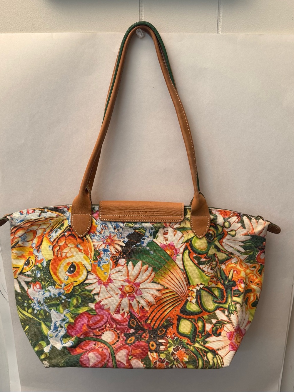 Longchamp Me Company Garden Foo Limited Edition Purse Handbag - Picture 2 of 9